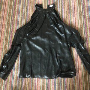 Metallic Off The Shoulder Top